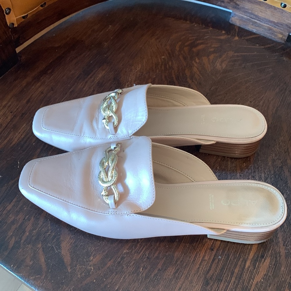 Aldo Leather Slip-On Mules/Shoes - Picture 7 of 7